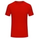 thumbnail image 1 of Camiseta de manga corta con cuello redondo y mangas raglán para hombre - Entrenamiento físico, nailon transpirable, diseño deportivo - M-XXXXL, 1 of 2