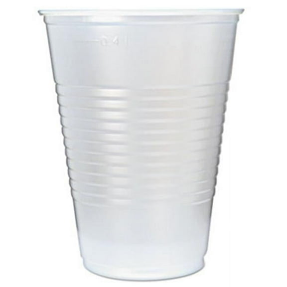 16 oz RK Ribbed Cold Drink Cups, Clear - 50 per Sleeve, 20 Sleeves per Case