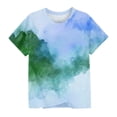 thumbnail image 5 of breaise Womens Graphic Short Sleeve T-Shirts Tie Dye Crewneck Shirt Casual Summer Cute Tees Tops 3-14Y, 5 of 6