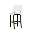 thumbnail image 3 of Home Square 30" Height Wood Bar Stool Set in White (Set of 2), 3 of 7