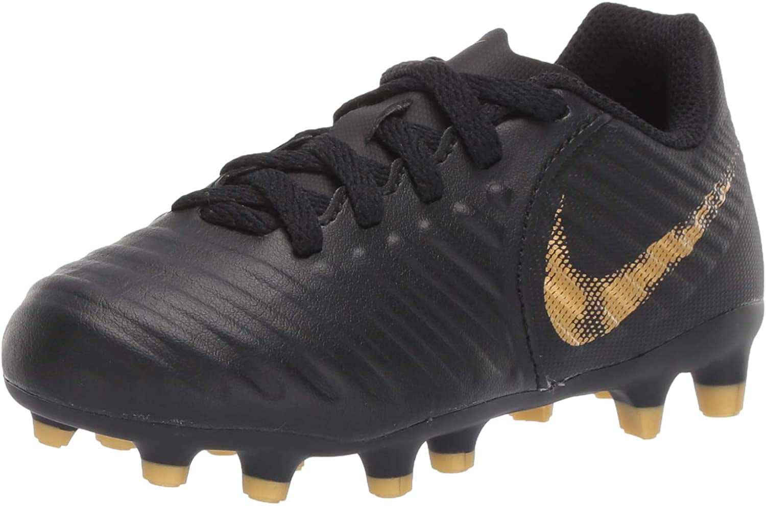 black and gold youth soccer cleats
