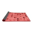 thumbnail image 2 of Ahgly Company Indoor Rectangle Abstract Red Modern Area Rugs, 2' x 5', 2 of 4