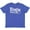 Vintage Royal Blue, variant on Inktastic Trombone Rough White Text Youth T-Shirt