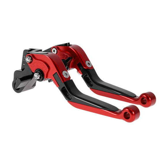 Short Long Brake Clutch Lever for Kawasaki VERSYS 650 2015-2023 Adjustable Motorcycle Handlebar Brake Lever Aluminum Alloy Red Head Black Handle