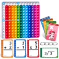 thumbnail image 1 of Tarjetas didácticas matemáticas y gráfico pop Fidget Chart JoyCat para niños de 4 a 8 años, 1 of 7