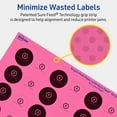 thumbnail image 5 of Avery Printable Round Labels, Bright Pink, 1" Diameter, 3,840ct, 5 of 11