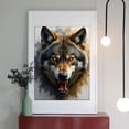 thumbnail image 2 of Diamond Art Kit for Adults, Wolf Intensity Fierce Expression Diamond Painting for Adults Beginners, 5D DIY Diamond Art Painting Kits, Colorful Diamond Painting Craft for Home Decor 12x16, 2 of 7