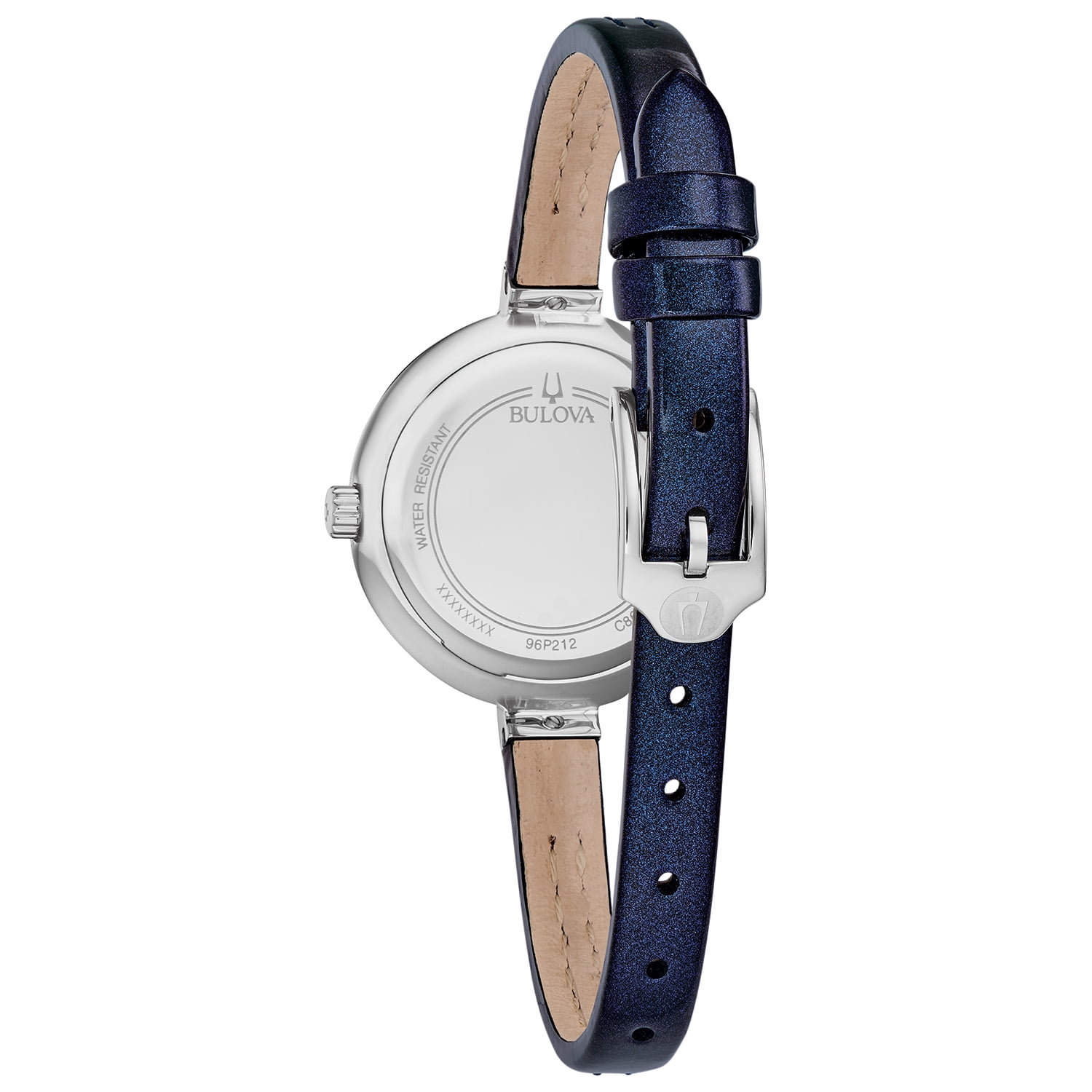Bulova Rhapsody Diamond Accented Stainless Steel Case, Blue  display picture 2