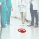 thumbnail image 5 of 5 unids/bolsa tienda Hospital distancia advertencia piso pegatina seguridad distancia señal calcomanía redonda #2, 5 of 8