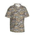 thumbnail image 2 of Daiia Zebra Hawaiian Shirt for Men Gentle Cotton Regular Short Sleeve Casual-XX-Large, 2 of 9