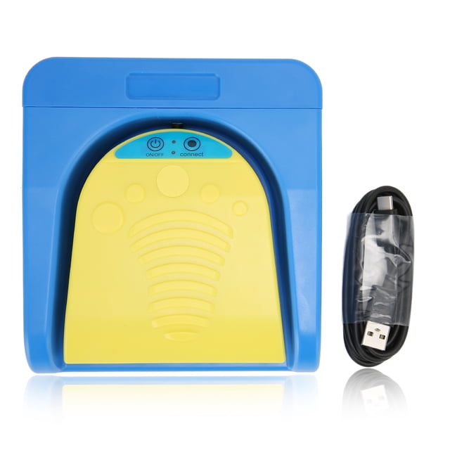 Pedal de interruptor de pie ergonómico de alta sensibilidad con conexiones USB inalámbricas y con cable