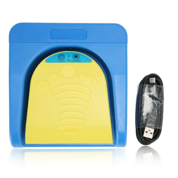 Pedal de interruptor de pie ergonómico de alta sensibilidad con conexiones USB inalámbricas y con cable