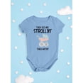 thumbnail image 3 of They See Me Strollin' Bodysuit Infant -Smartprints Designs,  Newborn, 3 of 4