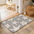 thumbnail image 2 of Rectangle Area Rugs 2 x 3 Ft, Grey Starfish Coastal Non-Slip Residential Carpet, Nautical Summer Ocean Abstract Art Indoor Crawling Mats Runner Rugs for Living Room/Dining Room/Bedroom, 2 of 9