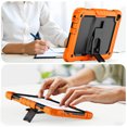 thumbnail image 5 of FJLBDE Case for Lenovo Tab M10 3rd Gen 10.1 inch 2022, Rugged Shockproof Tablet Cases Cover with Kickstand Shoulder Strap, Orange, 5 of 7