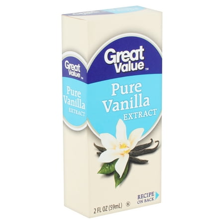 Great Value Pure Vanilla Extract, 2 fl oz (Best Vodka For Making Vanilla Extract)