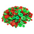 thumbnail image 2 of Botones artesanales Qovydx, 1600 unidades, rojos y verdes, surtidos de 1 a 3 cm, 2 of 7