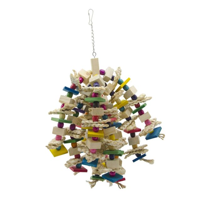 Pájaros Bloques de Juguetes Mascota Masticar Juguetes para para Pájaros Medianos Grandes Salvador Parrot Chew Toys