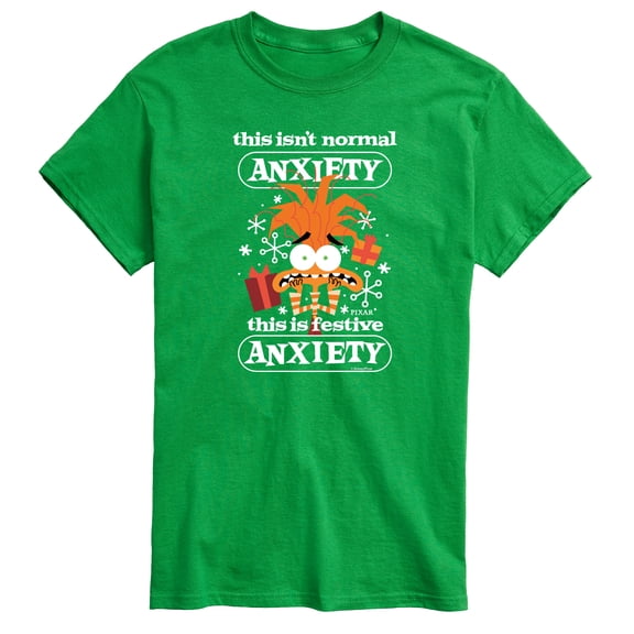Inside Out - Festive Anxiety - Men's Short Sleeve Graphic T-Shirt