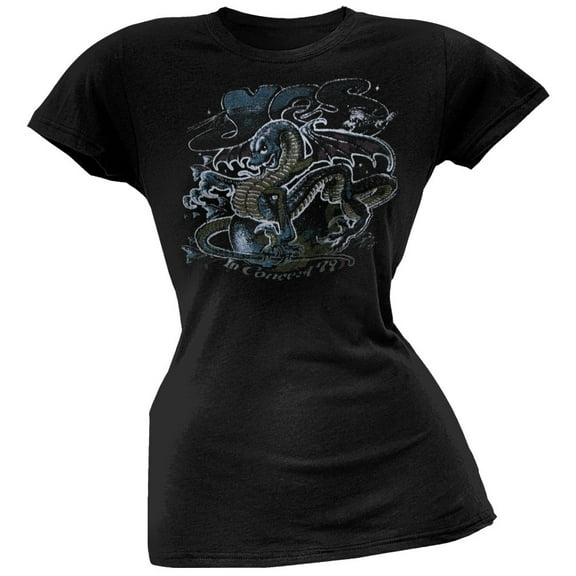 Yes Women's Juniors Dragon Short Sleeve T Shirt