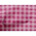 thumbnail image 4 of oneOone Cotton Poplin Pink Fabric Gingham Check Quilting Supplies Print Sewing Fabric By The Yard 56 Inches Wide, 4 of 4