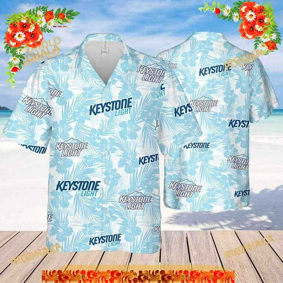 Keystone Light Beer Hawaiian Shirt Beach Lovers Gift
