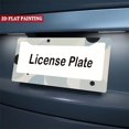 thumbnail image 5 of 2Packs License Plate Frames with Geometric Half-Circles and Black Dots Pattern Includes Screws & Caps Full Accessories Included Size 6.3x12.2inch(16x31cm), 5 of 8