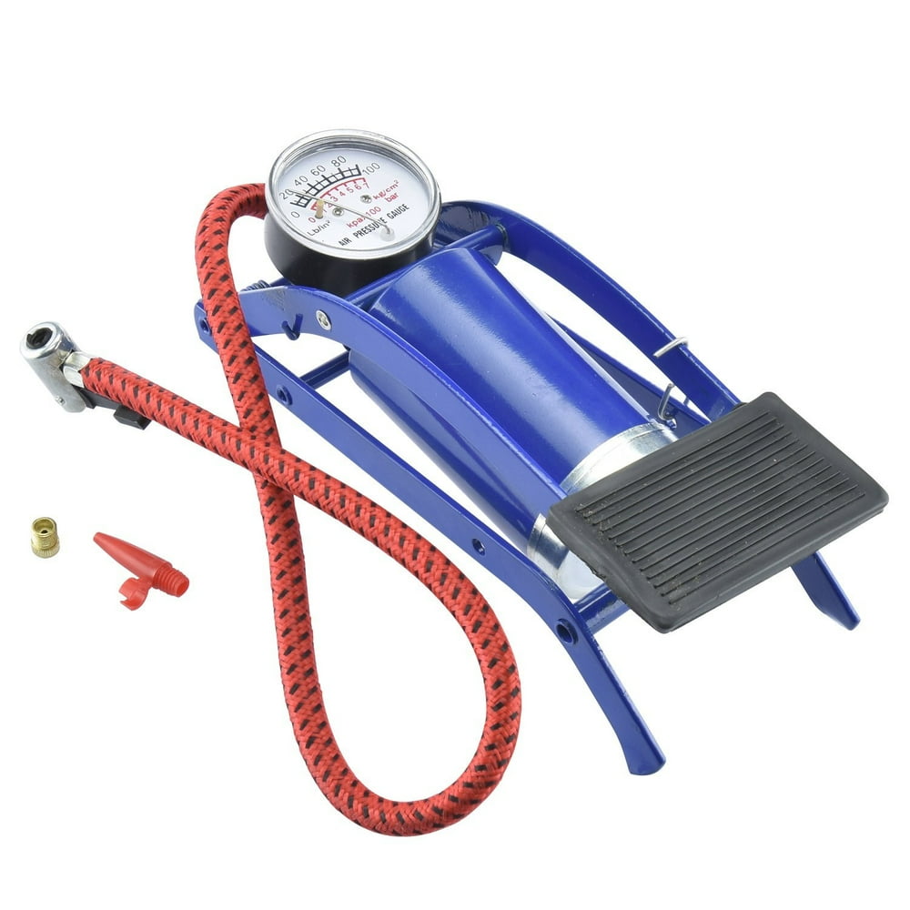 Foot Pump Tire Pump W/metal Fram, Foot Pump Tire Pump w/ Metal Frame By