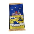 thumbnail image 2 of veasfak Cartoon Praying Rug Non Slip Praying Mat with Tassel Salat Rug Muslim Prayer Rug Dark Blue, 2 of 9