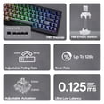 thumbnail image 2 of Teclado Gaming EPOMAKER HE68 Lite Hall Effect Alámbrico Negro, 2 of 8