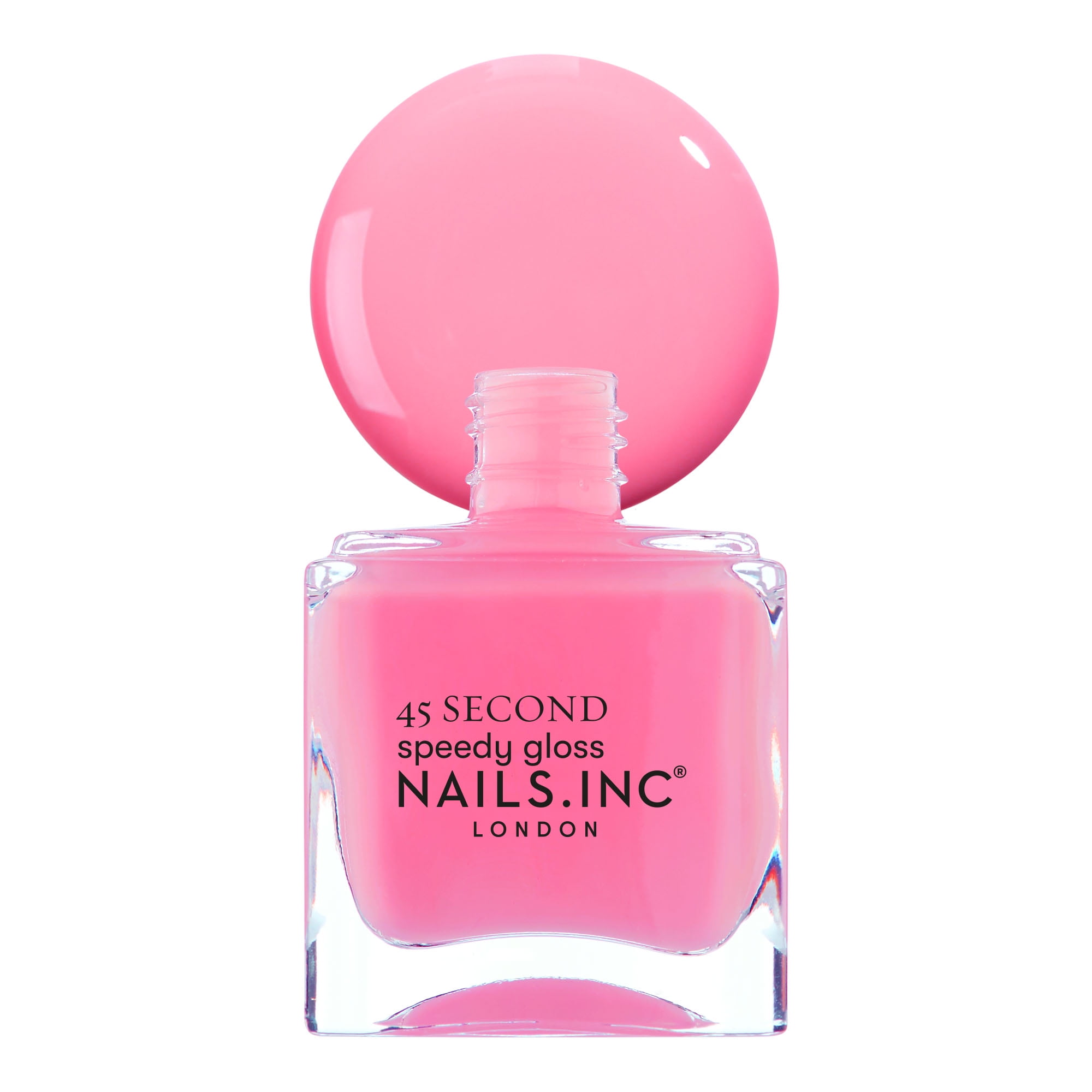 Nails.INC Quick Drying Nail Polish, Taylor, Light Neon Pink, 0.47 fl oz