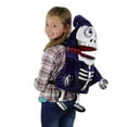 thumbnail image 4 of 24" Purple and Black Skeleton Unisex Child Halloween Trick or Treat Bag Costume Accessory - One Size, 4 of 7