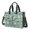 Multicolor Cat Head Teal Pattern, variant on Multicolor Cat Head Teal Pattern Canvas Messenger Tote Bag, Laptop Shoulder Bag with Multi Pockets & Removable Strap, Magnetic Closure Gifts for Work Travel Shopping