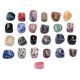 thumbnail image 1 of 25 piezas de piedras de runas, cristal grabado de brujería irregular para meditación, decoración para hogar, regalos de año , artes y manualidades mezclado Hugo piedras naturales, 1 of 4