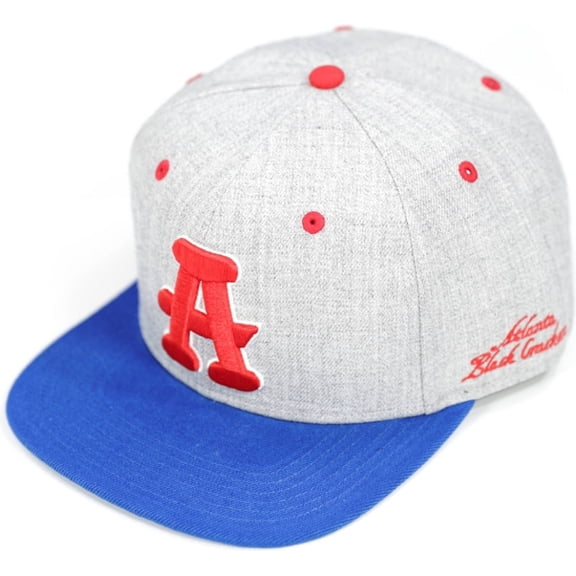 Big Boy Atlanta Black Crackers S141 Mens Snapback Cap [Grey - Adjustable]