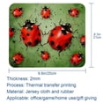 thumbnail image 5 of PhooArto Comfortable Mouse Pad Ladybugs Art Painting Desktop Mousepad , 21 x 25 cm Mouse Mat, Non-Slip Rubber Base, Improves Speed and Precision, 5 of 7