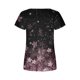 thumbnail image 4 of Fiudx Ofertas de La Semana Blusa Holgada de Manga Corta con Cuello En V Informal Estampada a La Moda para Mujer, 4 of 6