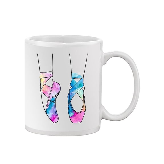Watercolor Ballet Shoes. Mug Unisex's -Image by Shutterstock