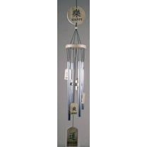 Aluminum Bronze Feng Shui Wind Chime Multi-Language (Wooden)