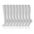thumbnail image 1 of 9pares Calcetas De Compresión Hombre Mujer Calcetines Largas, 1 of 8