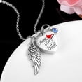 thumbnail image 3 of Collar de acero inoxidable con forma de corazón de melocotón torcido para hombres y mujeres, colgante conmemorativo de amante de ataúd cinerario de estilo europeo y americano, 3 of 6