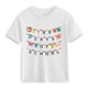 thumbnail image 4 of Blusas y camisas de manga corta con cuello redondo para niños y niñas, camisetas gráficas de manga corta, blusas con estampados bonitos para la temporada escolar., 4 of 9