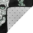 thumbnail image 2 of DouZhe Death Skeleton Brain Hands Pattern Area Rugs Non-Slip Machine Washable Floor Mat, Modern Style Carpet Doormat, 63x48 inches, 2 of 6