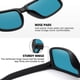 thumbnail image 4 of Gafas de sol MEETSUN con protección UV400 polarizadas, paquete de 2, negro+rojo, 4 of 6