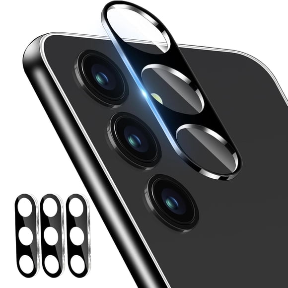 3 Pack Samsung Galaxy S23/S23 Plus Camera Lens Protector , 9H Hardness Tempered Glass, Ultra HD, Anti-Scratch, Case Friendly [Does not Affect Night Shots]