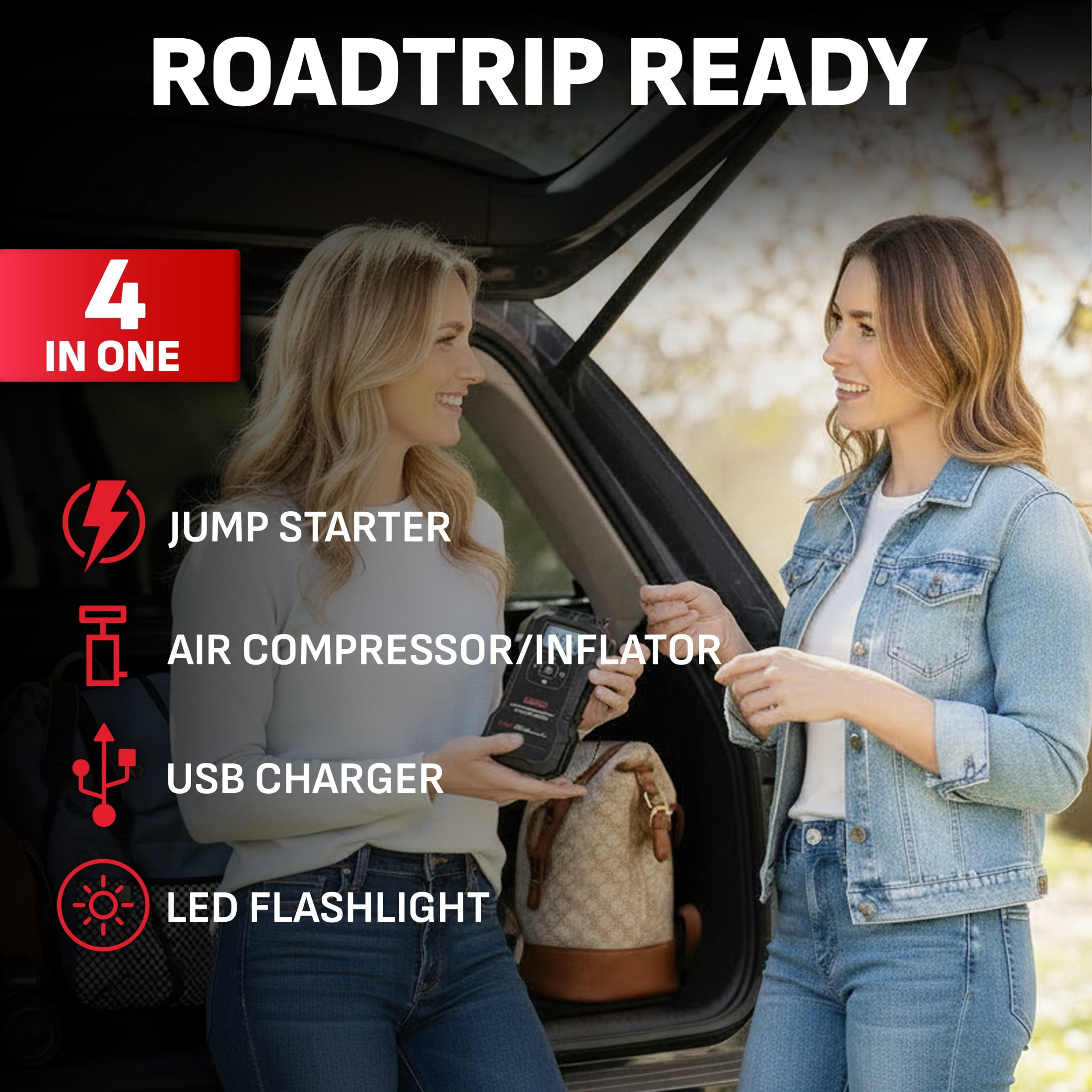 Schumacher Electric 1800A Lithium Car Battery Jump Starter & Power Pack/Jump Box, Air Compressor, USB, 12V Sport, Auto & Marine Batteries, SL1686