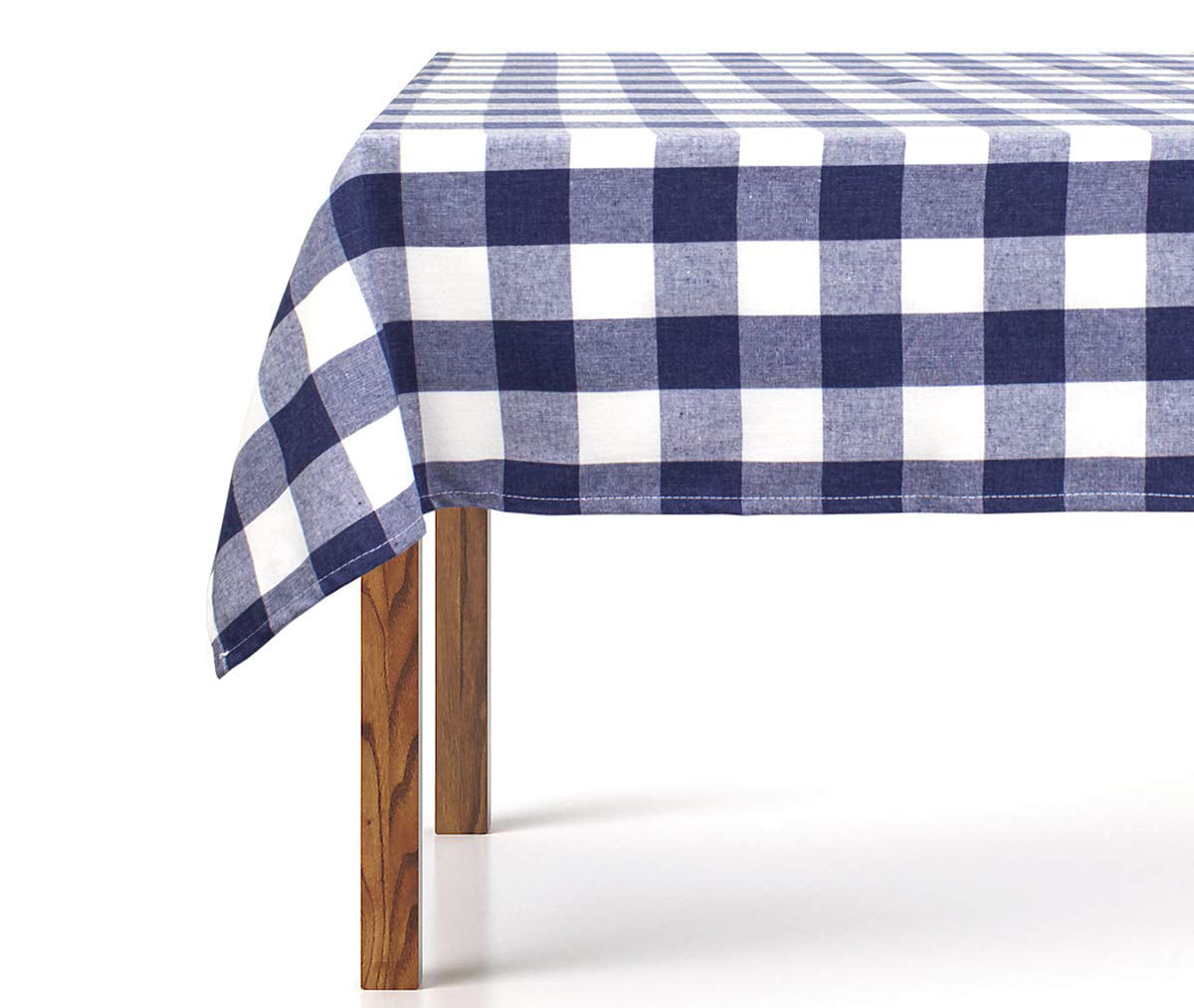 Family Gathering Fennco Styles Classic Solid Tablecloth 56 x 56 Special Events and Home Décor Light Blue Cover for Everyday Use Outdoor Parties
