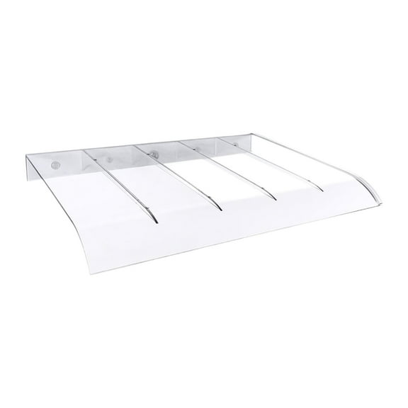 yotijay Door Awning Canopy Clear Front Door Awning for Roof Front Back Porch Outside 60cmx40cm