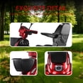thumbnail image 3 of Heavy-Duty 4 Wheel Mobility Scooters for Adults, 800W All Terrain Mobility Scooters For Seniors, Supports +300 Lbs, Handicap Electric Scooter With Seat, Long Range Up to 21 Miles, (NINA-Red), 3 of 7