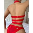 thumbnail image 4 of Conjunto de sujetador y ropa interior de moda para mujer europea y americana, cinturón de malla, anillo para la pierna, lencería sexy, 4 of 6